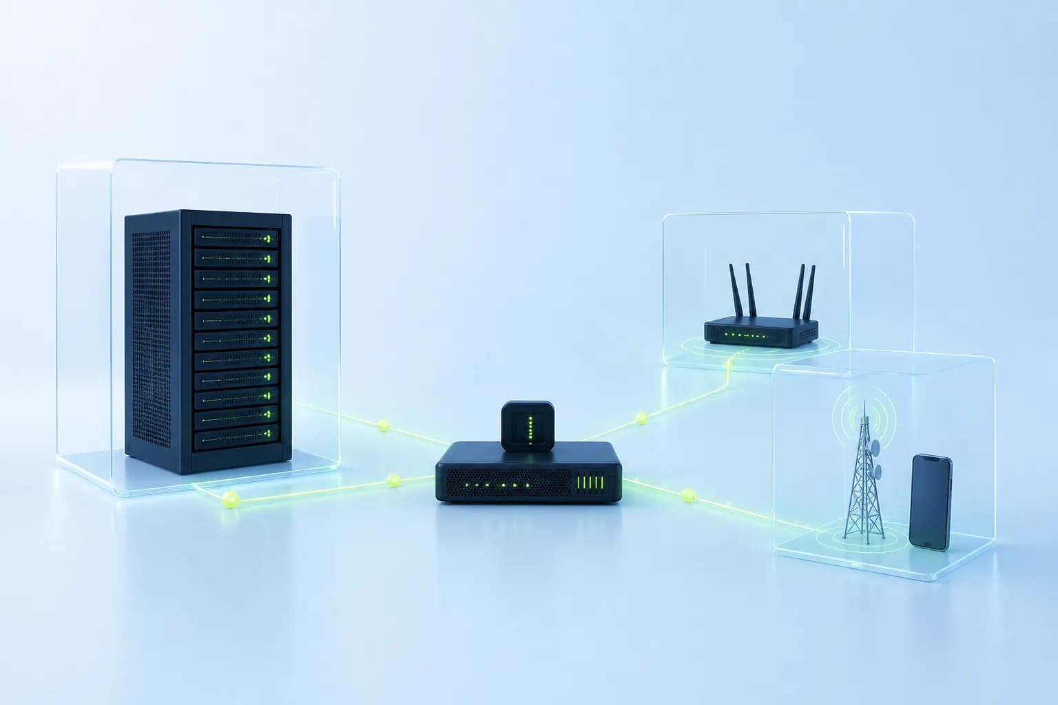 Datacenter, residential, and mobile networks represented as different proxy routes