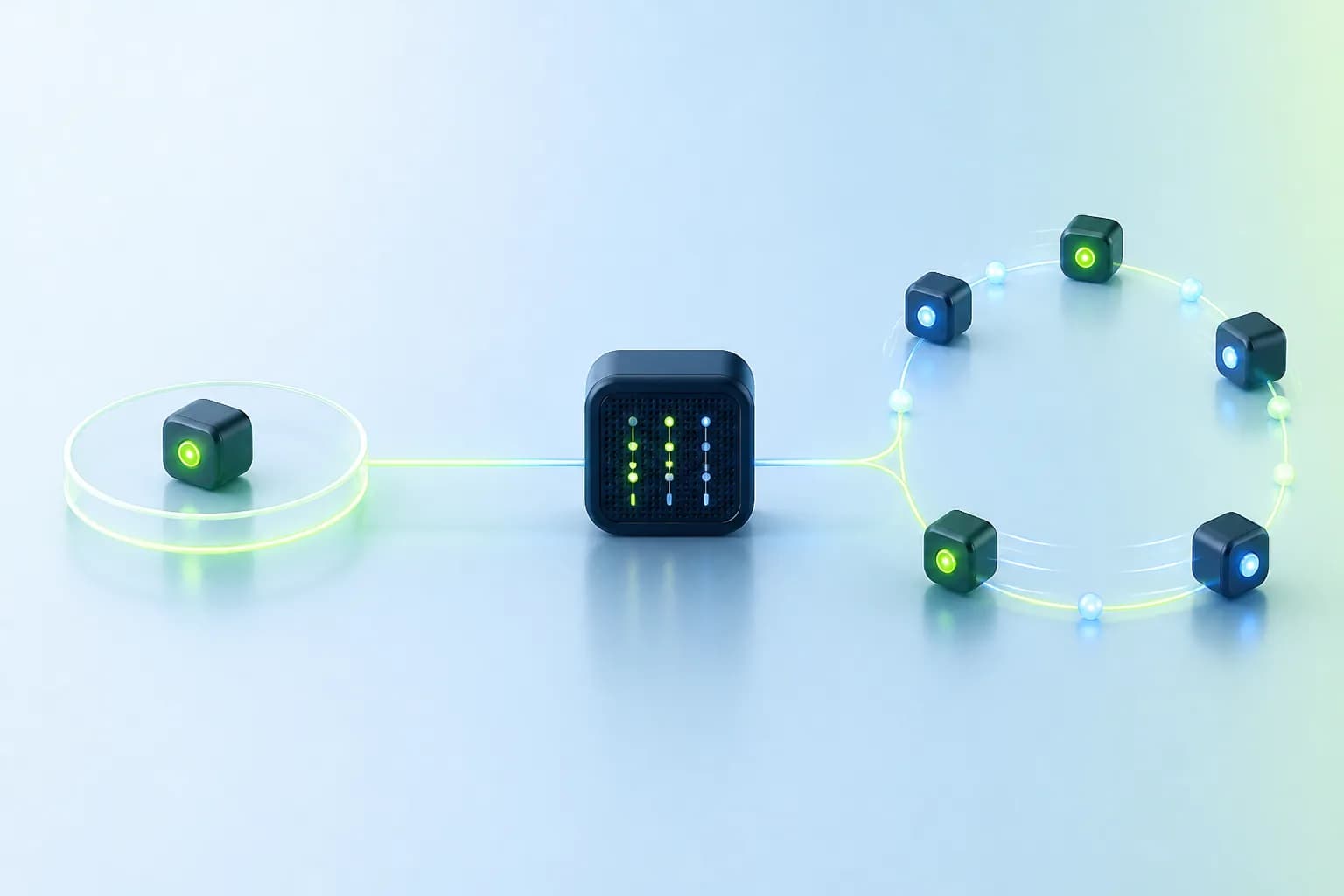 One fixed proxy endpoint beside a managed rotating proxy pool